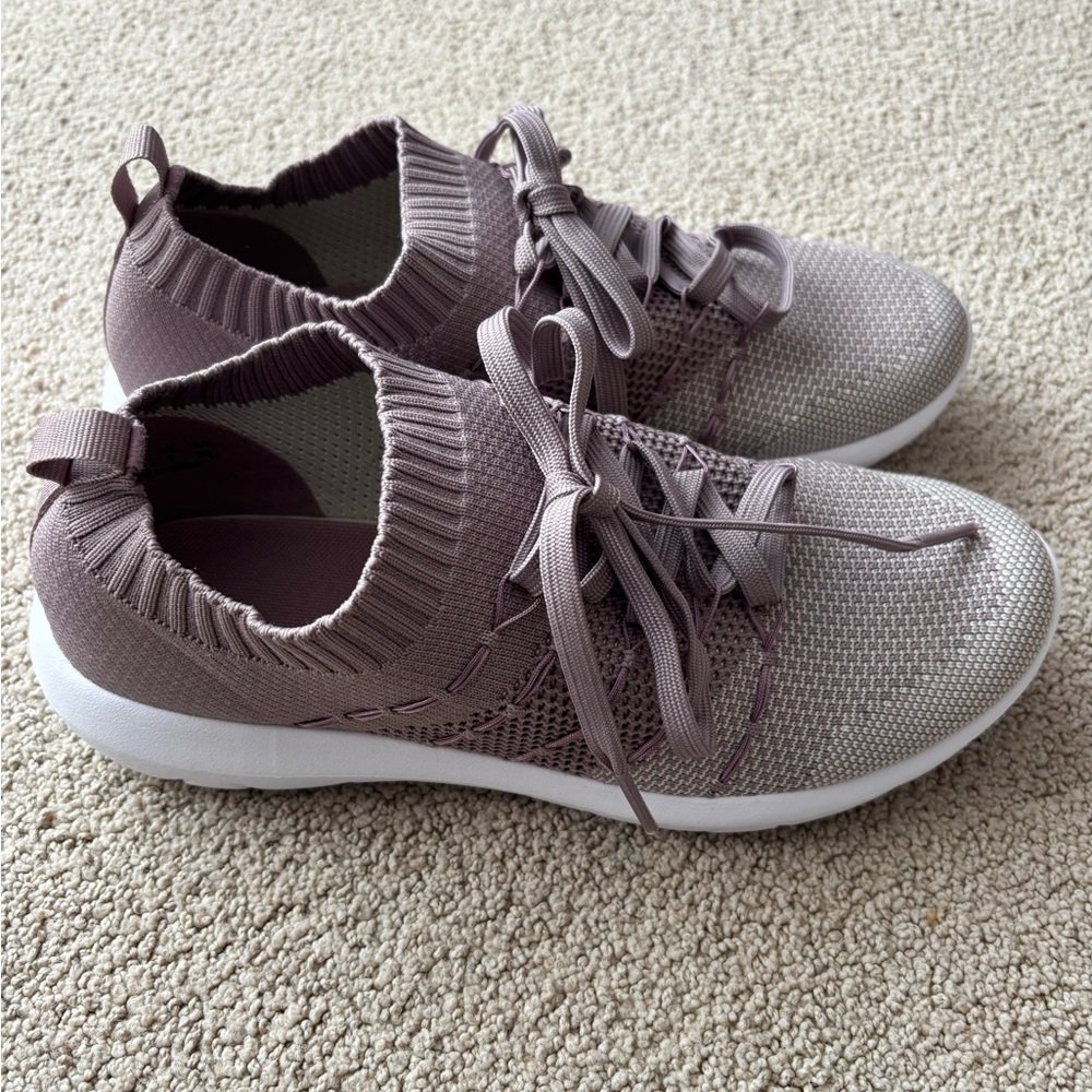 Purple Knit Sneakers NWOT